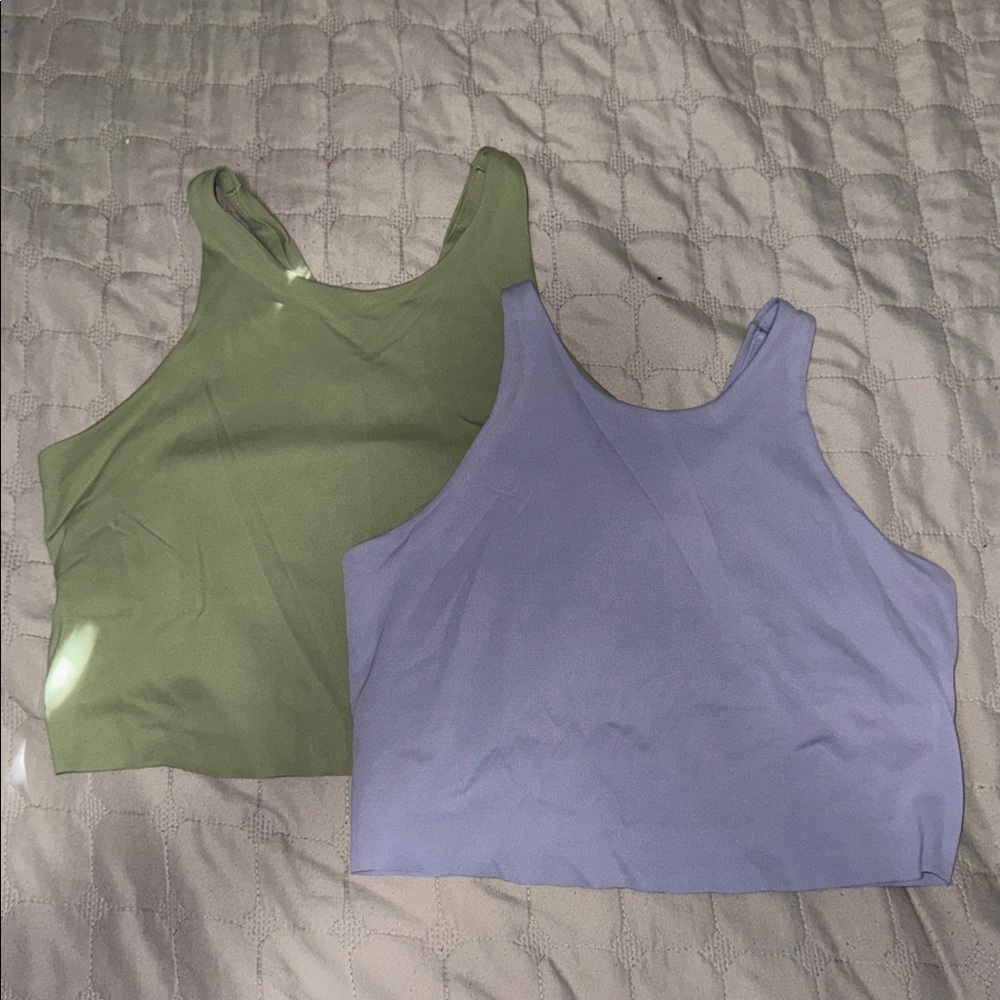 Nike Yoga Dri-FIT Top in Olive Green